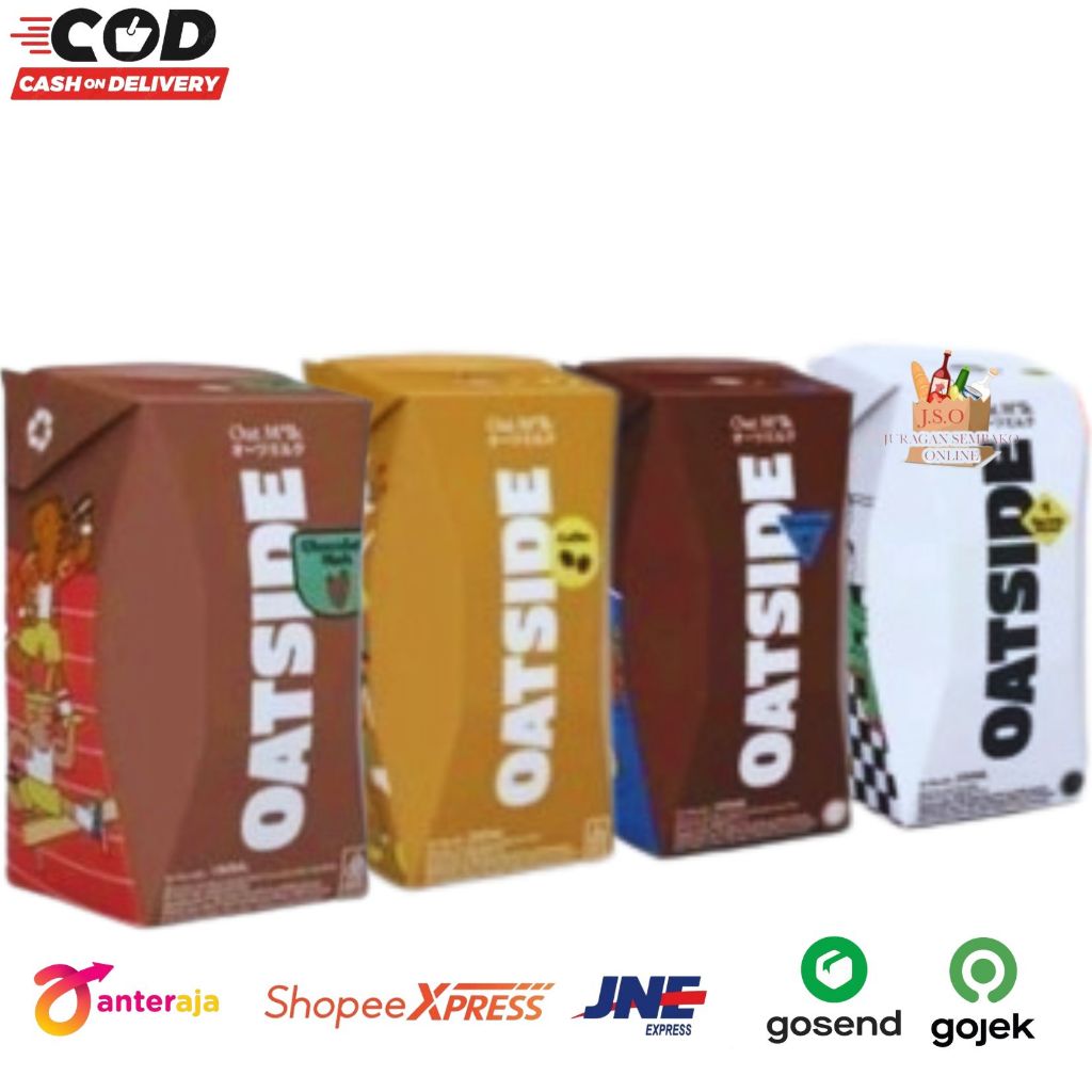 

[ JSO ] Oatside Barista Blend 200 ml Milk Chocolate Oat Coffee oat Choco Malt Susu Coklat Putih Original