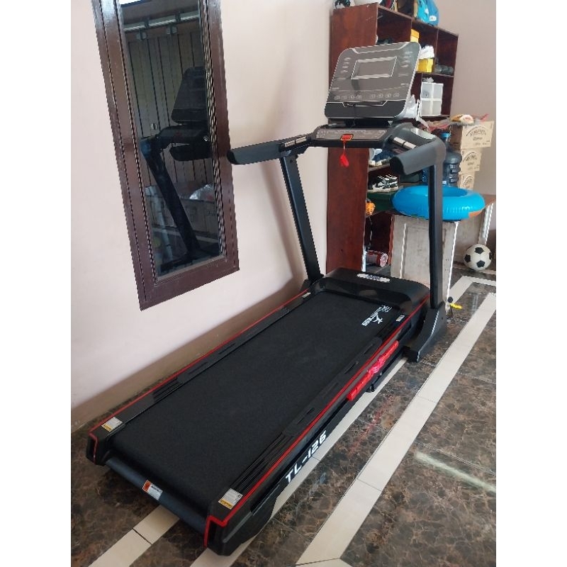TREADMILL ELEKTRIK 1 FUNGSI TL 126 TREADMILL ELEKTRIK AUTO INCLINE TOTAL FITNESS