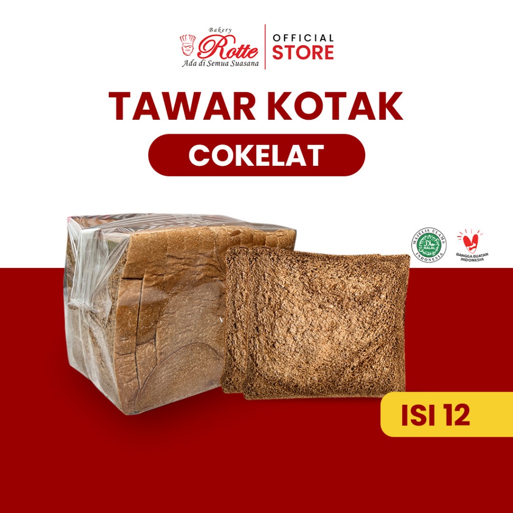 

Roti Tawar Kotak Coklat Satuan Pekanbaru Rotte Bakery