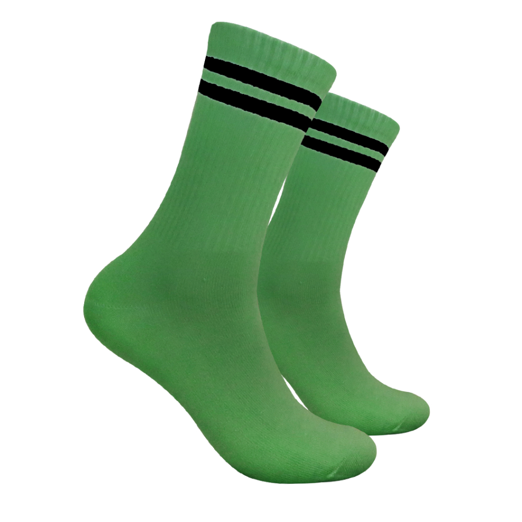 Kaos Kaki Oldschool - Kaos Kaki Skate - Motif Garis G82 - 4LAYER BENANG