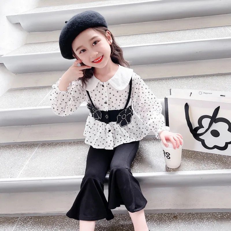 Baju Setelan Anak Perempuan Style Korea Import 1-5 Tahun