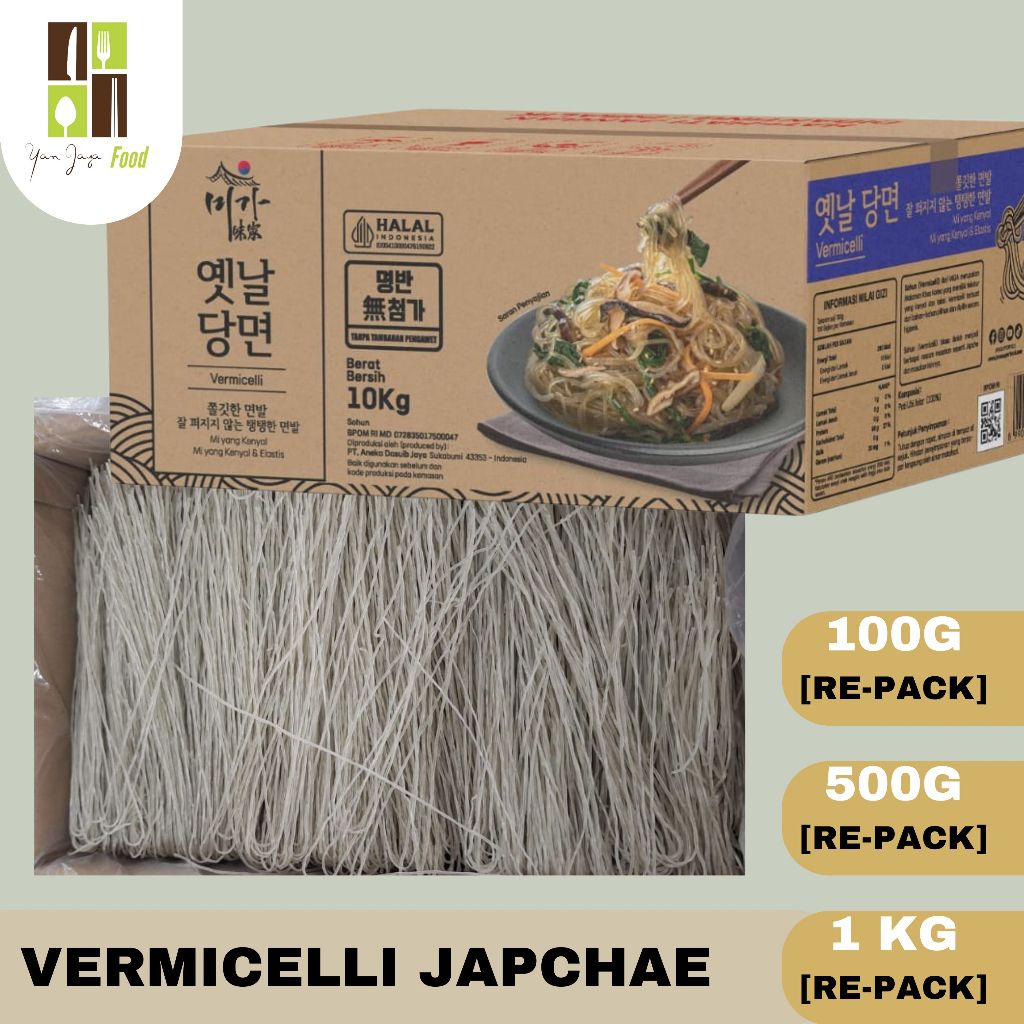 

Dangmyeon / Vermicelli Korea / Japchae / Bihun Korea / Japchae Java Food RE-PACK 100G