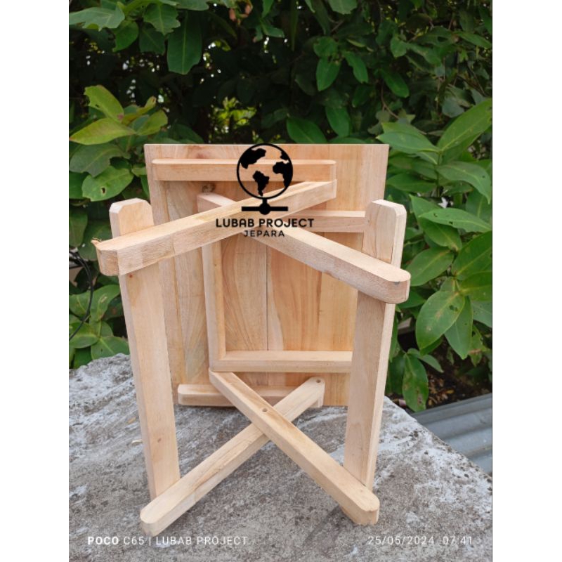 Meja belajar lipat meja ngaji lipat meja multifungsi lipat kayu meja laptop lipat meja rekal kayu