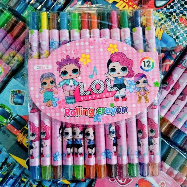 

Krayon Putar/Crayon Putar karakter isi 12 warna panjang