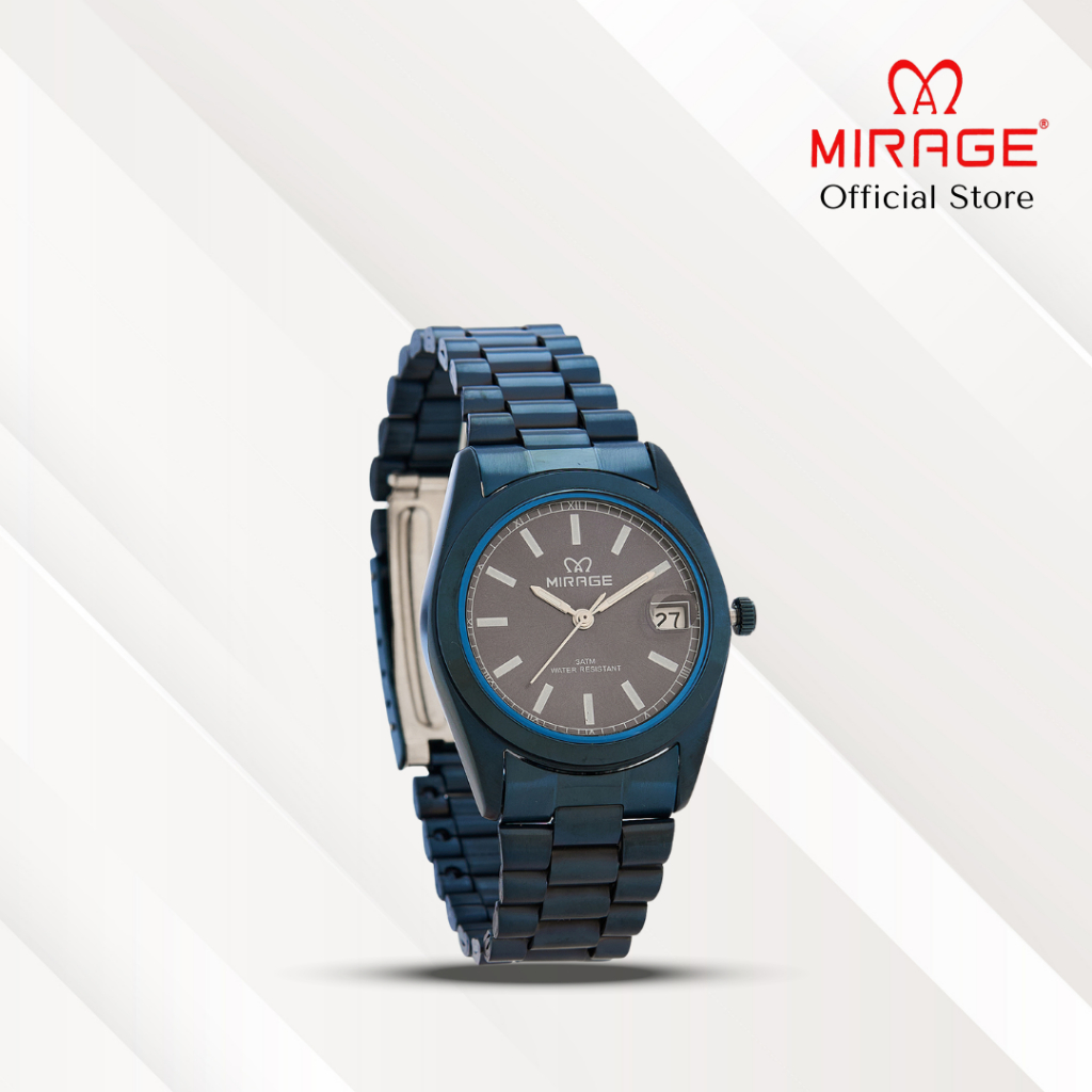 Mirage Jam Tangan Pria Analog TS 195 M Navy Original Stainless