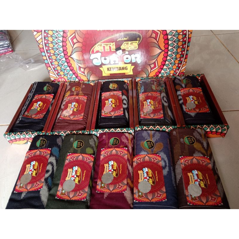 SARUNG ANAK ATLAS JUNIOR KEMBANG Motif BHS SGE SARUNG ATLAS KIDS