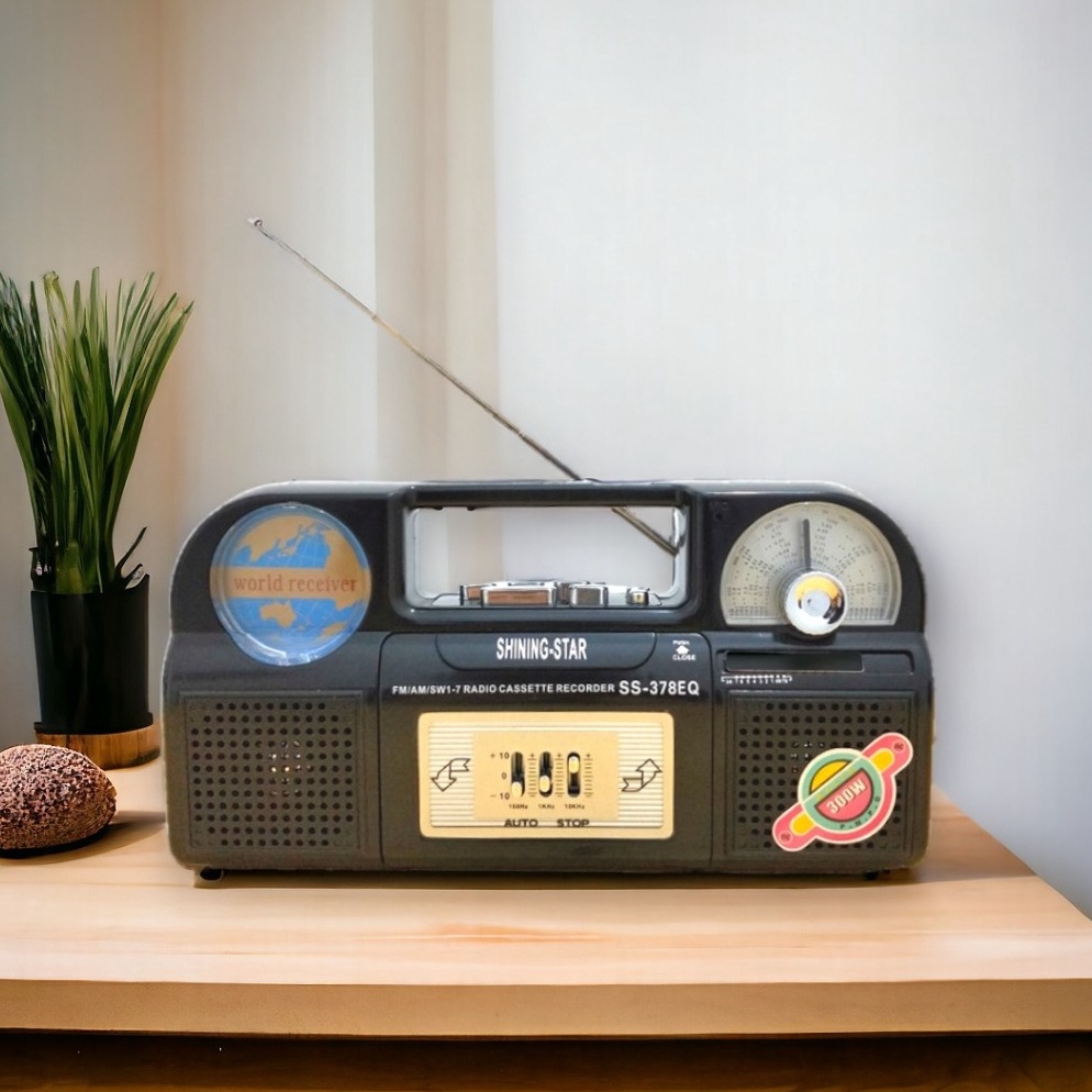 KODE Y68N Radio FM AM SW Portable Radio Bentuk Compo Vintage Radio FM AM SW Tape Pemutar Kaset Pita 