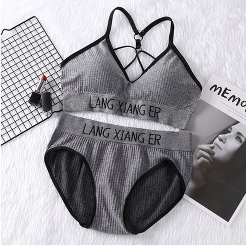 YANU | Bra Set Rajut Wanita Dewasa YANU 6040