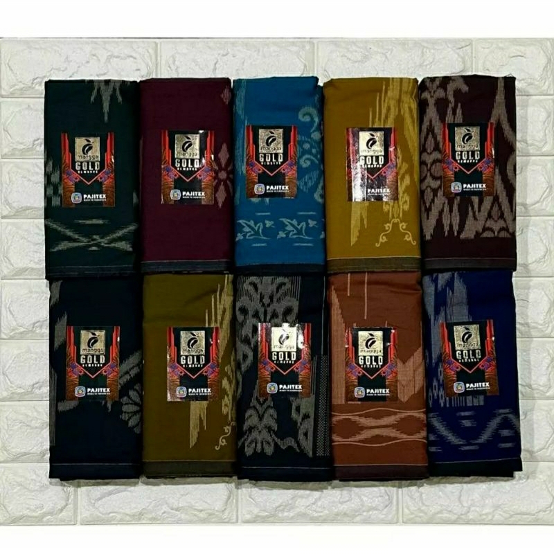 Sarung Mangga Gold Kembang warna Balian grosir