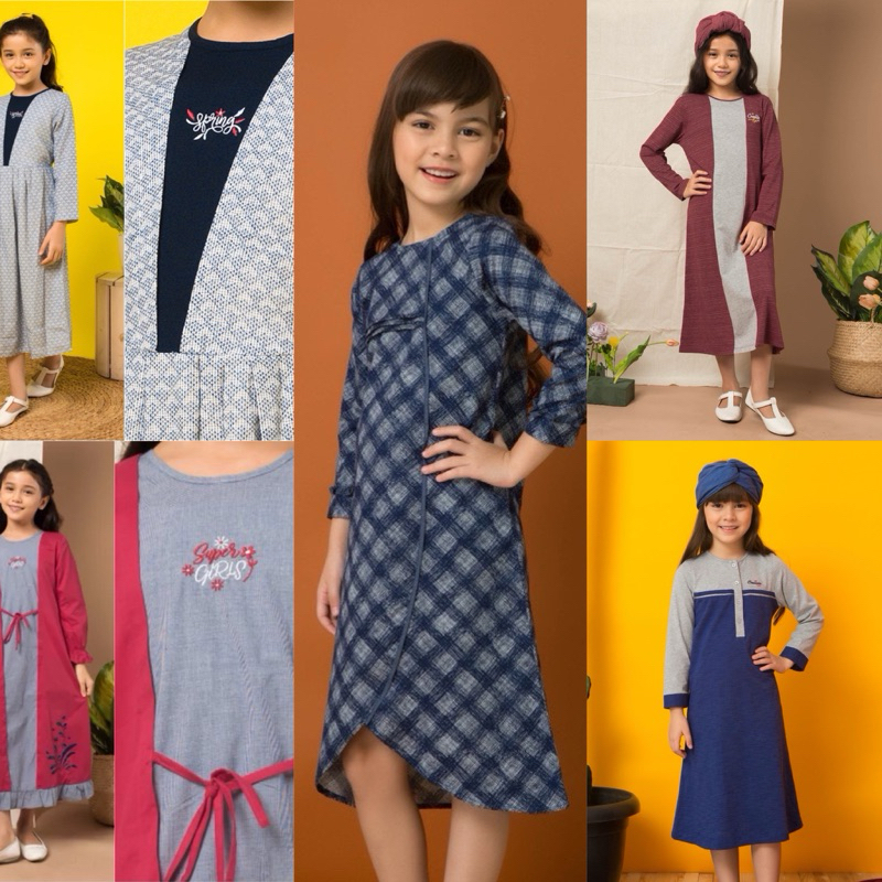 B518 GAMIS ANAK PEREMPUAN CRESSIDA