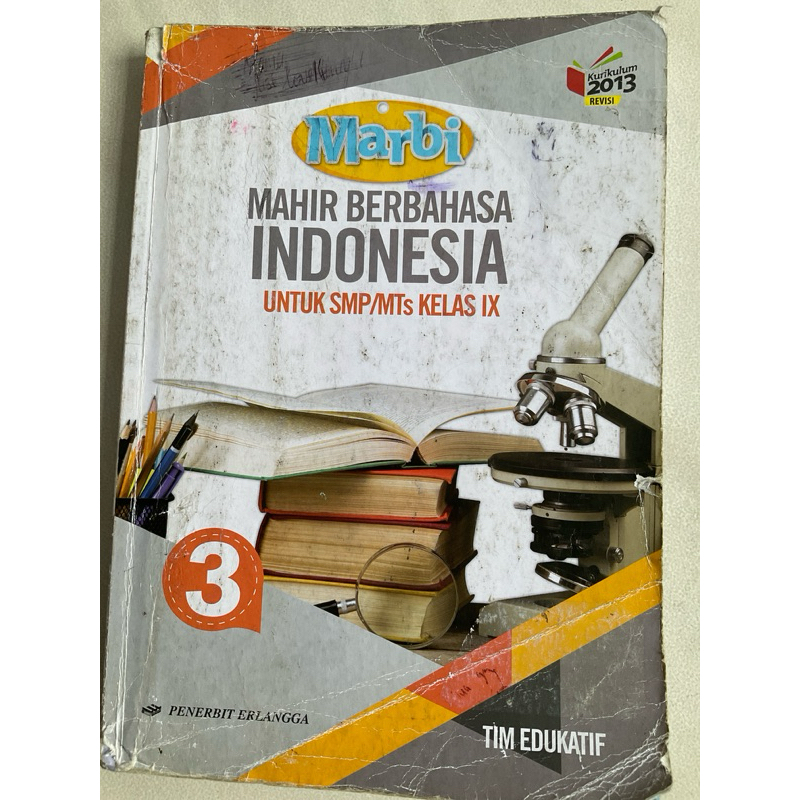 

Buku Bahasa Indonesia (Marbi) kelas 9