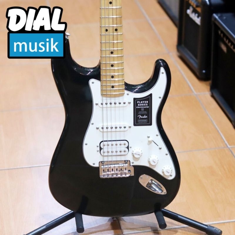 Fender Player HSS Stratocaster Maple Neck Black - Gitar Strato