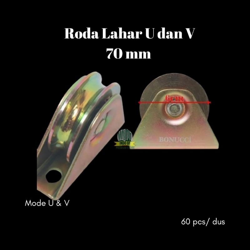 RODA LAHAR U DAN V  / RODA PAGAR / RODA BESI KATROL / RODA BUBUT