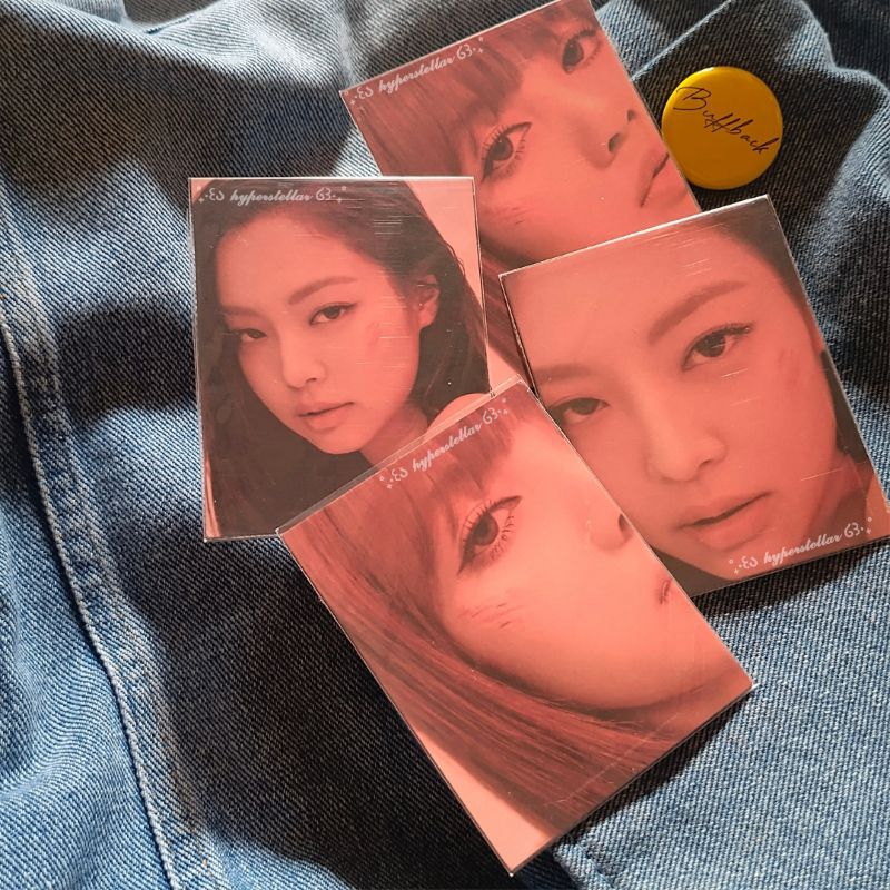 set photocard pc puzzle card blackpink jennie lisa kill this love