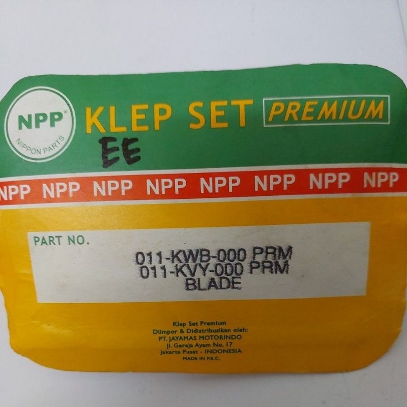 Payung klep / klep set npp motor blade,revo abs,revo fit,