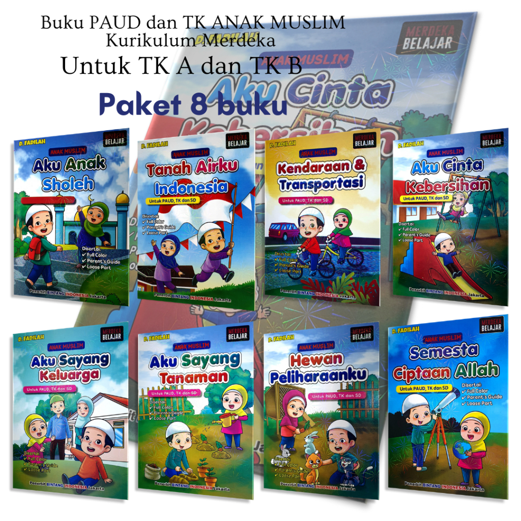 Buku Paud dan Tk ( SERI ANAK MUSLIM ) Kurikulum Merdeka