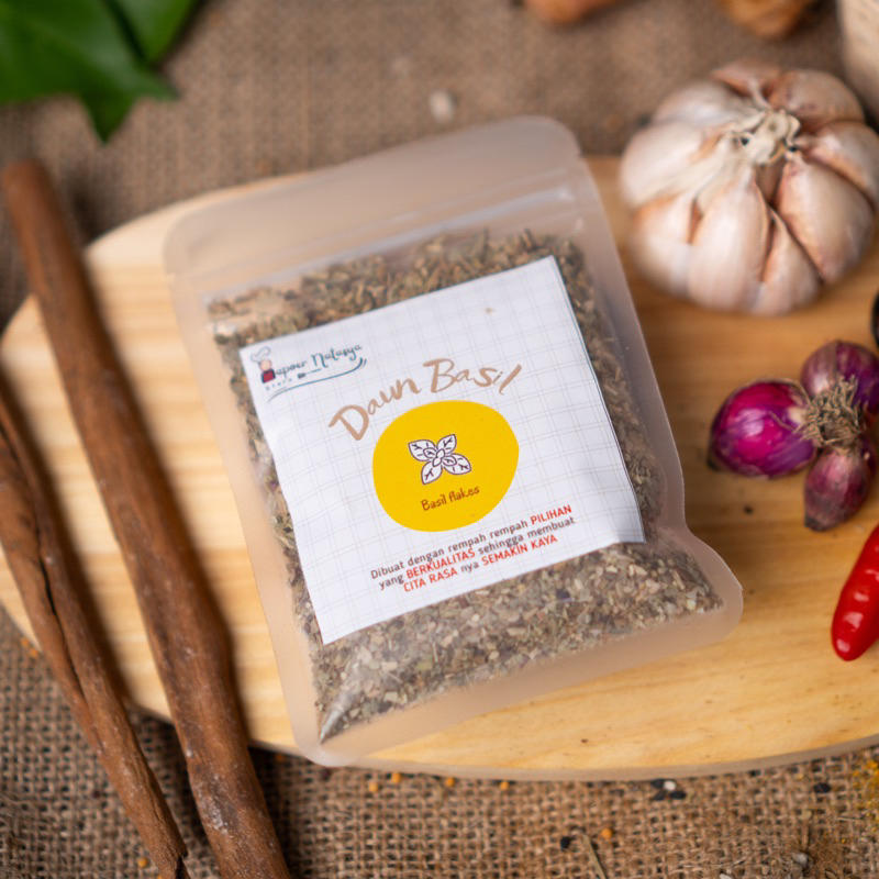 

Dapoer Natasya - Daun Basil Basil Leaves Bumbu Masak Murni Ekonomis (15 gram)