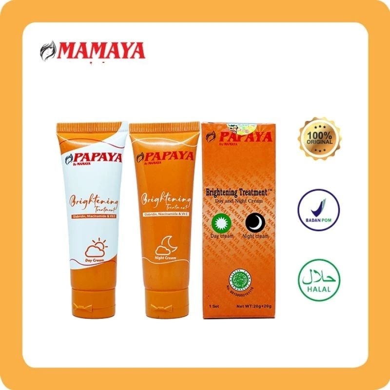 cream muka siang dan malam papaya mamaya bpom