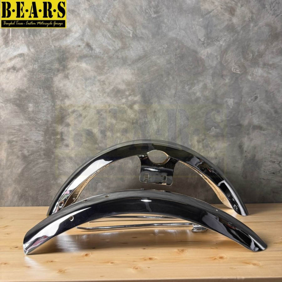 Spakbor Kawasaki W175 Model Classic British Chrom Krum PnP Custom W175