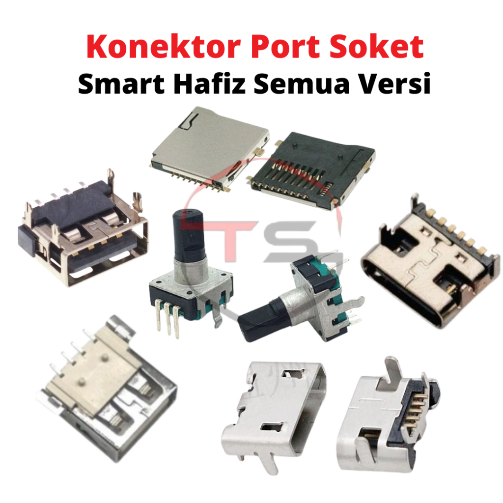 Soket Lubang Port Konektor USB Flashdisk Smart Hafiz smarthafiz Al Qolam Versi 1 2 3 4 5 6
