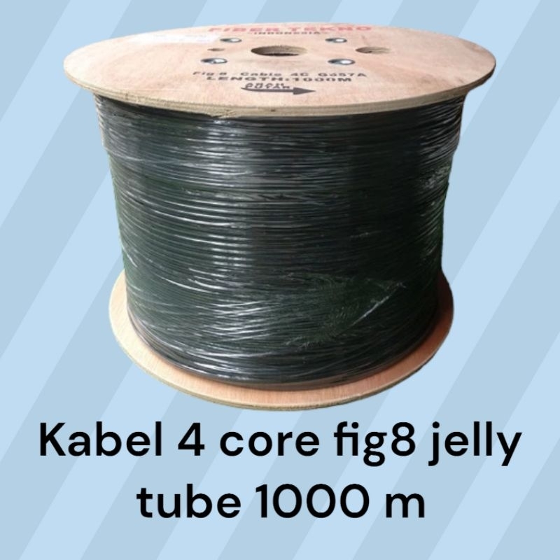 DROPCORE / DROPWIRE 4 CORE FIG 8 JELLY TUBE OUTDOOR 2000 Meter