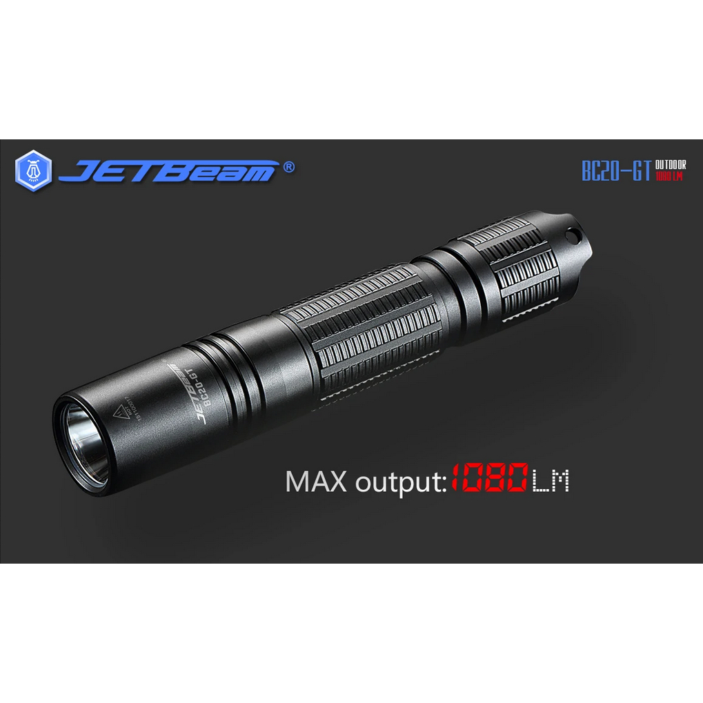 Senter LED Profesional CREE XPL HI 1080 Lumens JETBeam BC20-GT