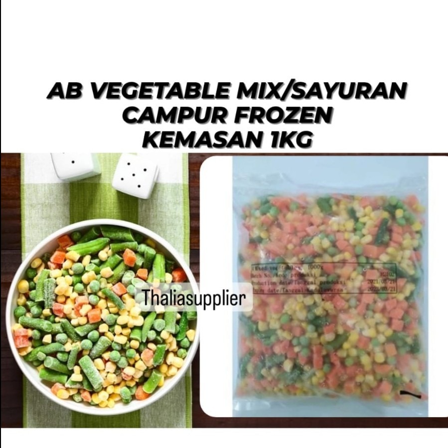 

AGRO BOGA VEGETABLE MIX/SAYURAN MIX 4 WAY FROZEN ECER 250GR, INSTANT KURIR