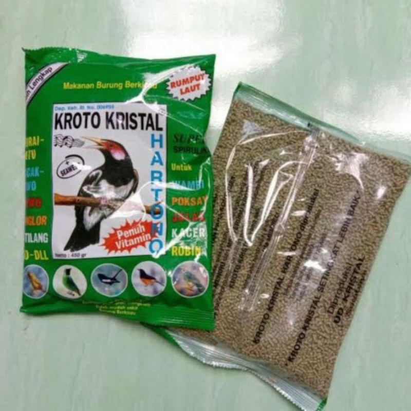 KROTO KRISTAL HARTONO KROTO KRISTAL PAKAN BURUNG RUMPUT LAUT