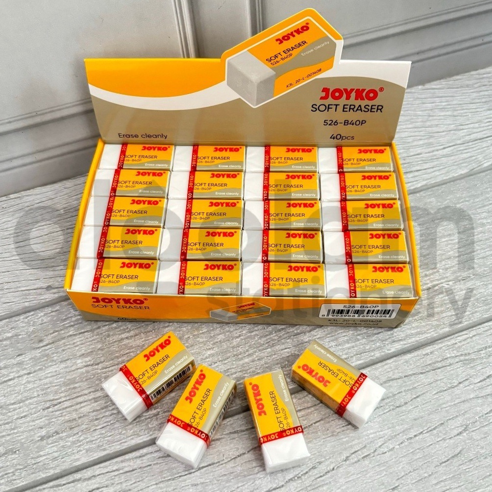 

KODE M15F SATU PACK 4 PCS Penghapus Kecil Putih Joyko