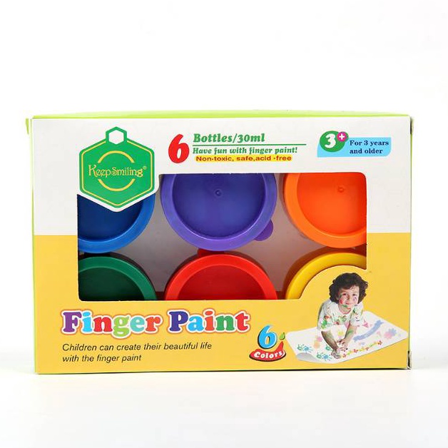 

KODE M46U Mainan Anak Cat Lukis Washable Finger Paint Cat Air