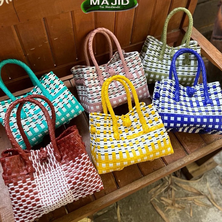 Model Baru PART 4 Tas Jali Mini Patty Anyaman Handmade S Patty Tas Wanita souvenir Mini Patty  Anyam