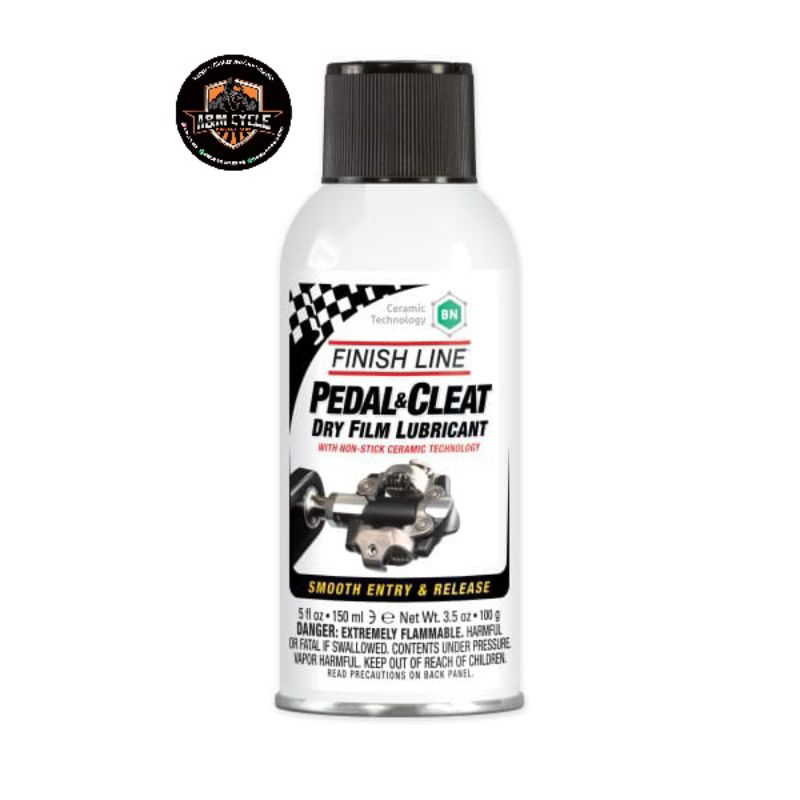 finish line pedal cleat dry lubricant