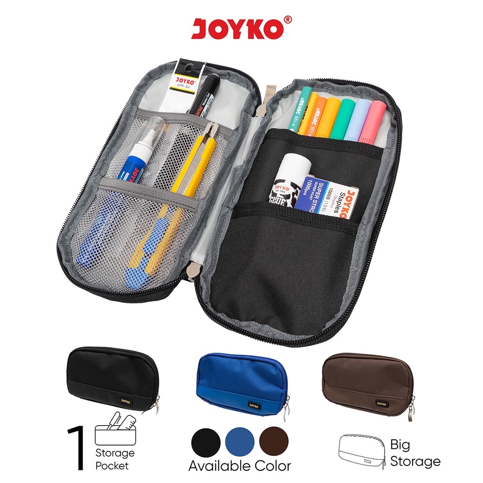 

KODE D39E Kotak Tempat Pensil Pencil Case Joyko PC51