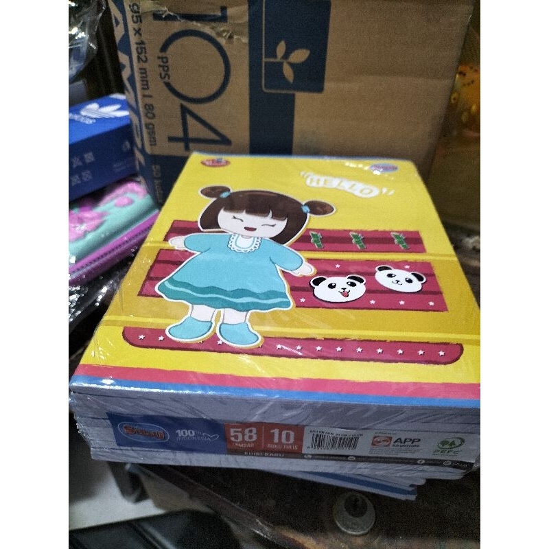 

Buku Tulis SIDU 58 Lembar - 10 Pak