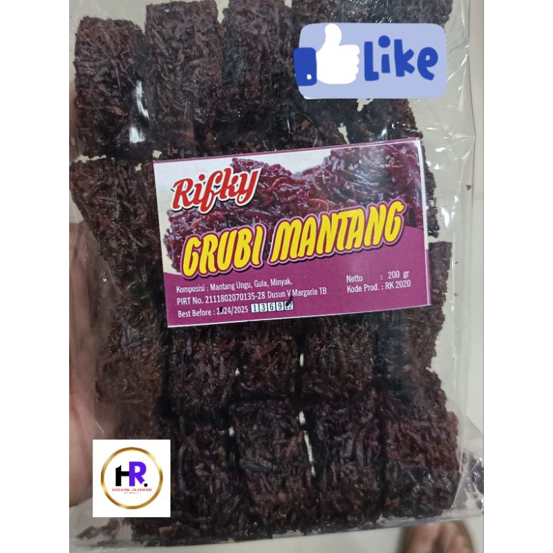 

grubi mantang / snack / cemilan / jajanan / makanan ringan