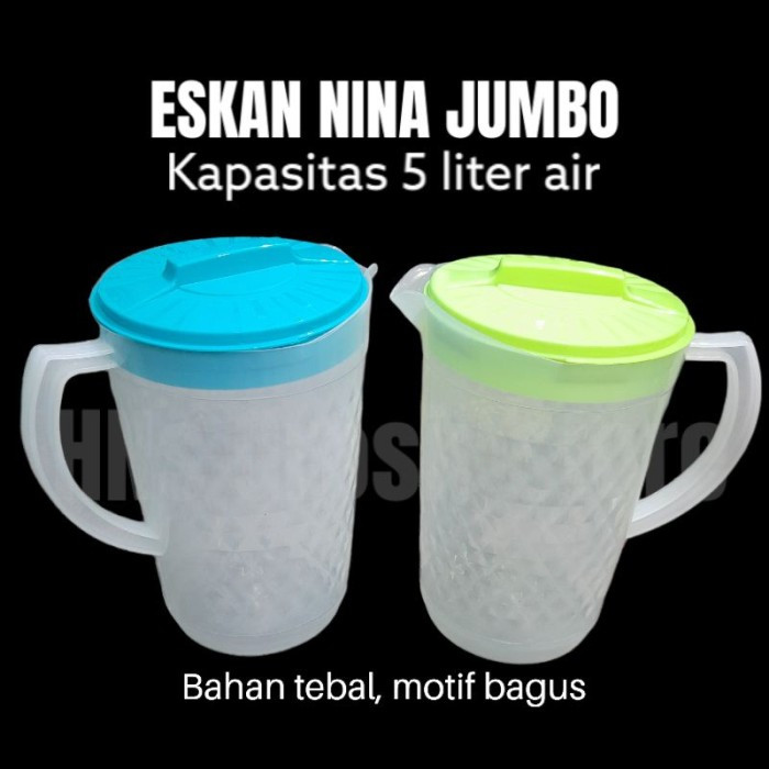 Terlaris Eskan teko jumbo 5 liter nina plastik - eskan minum grosir