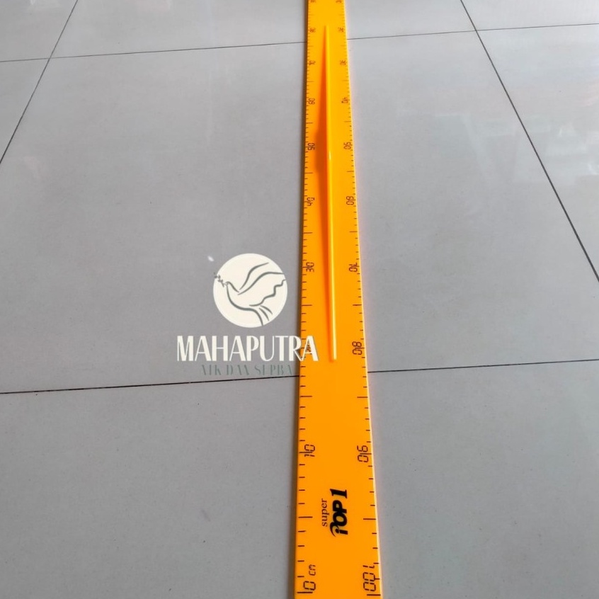 

KODE E23Y Penggaris Papan Tulis Plastic Ruler PR1 1 cm Super POP 1 GROSIR MURAH