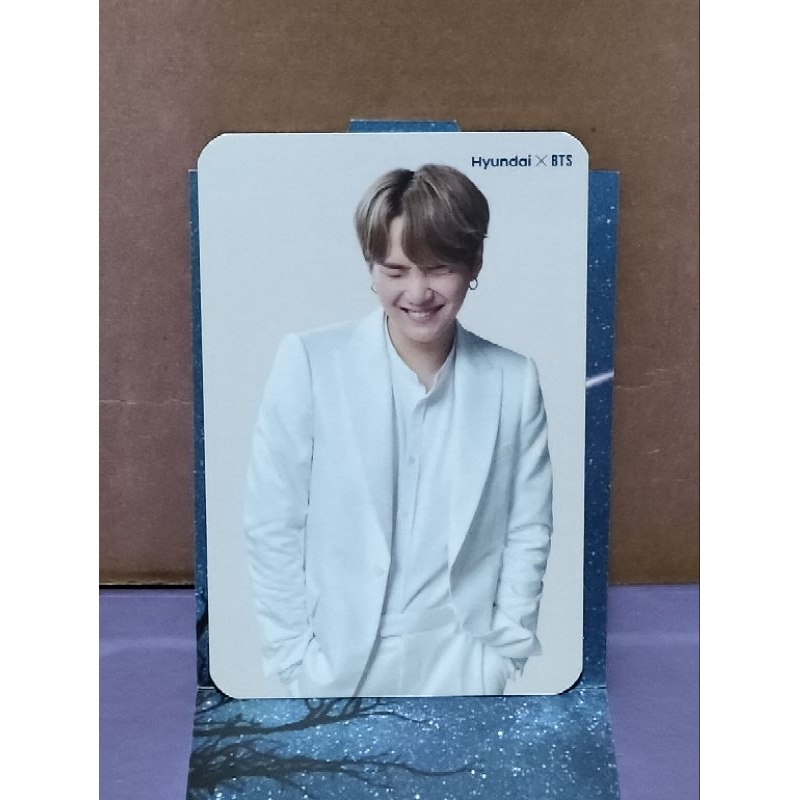 PHOTOCARD SUGA BTS X HYUNDAI / PC BTS X HYUNDAI (OFFICIAL)