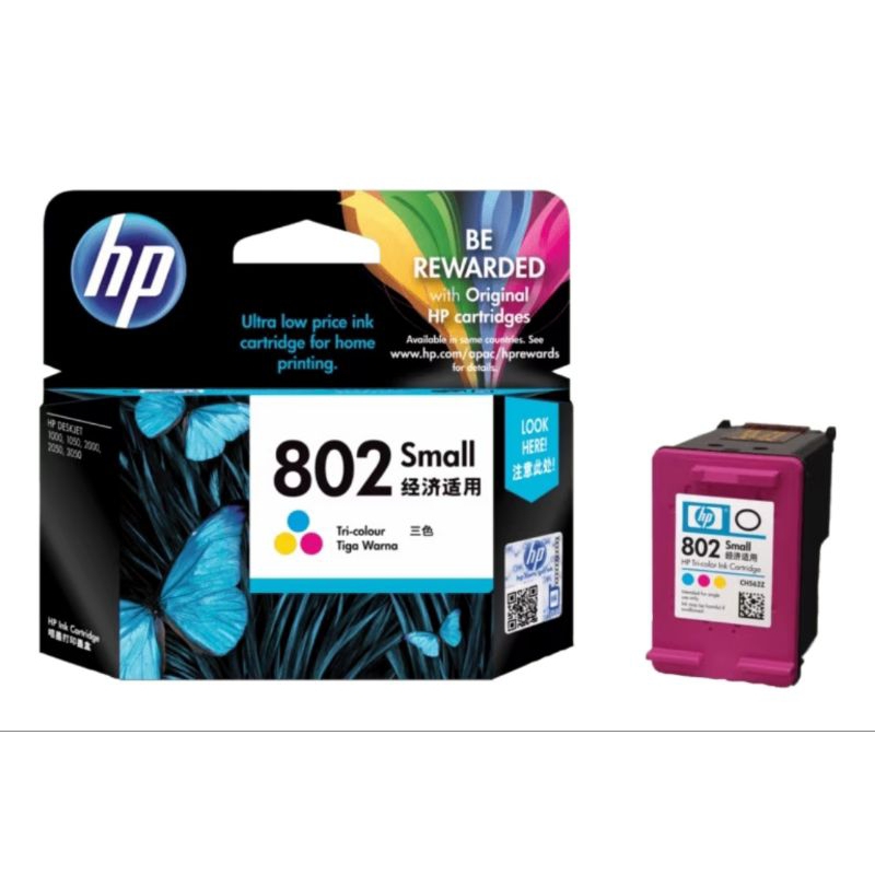 TINTA HP 802 COLOR ORIGINAL