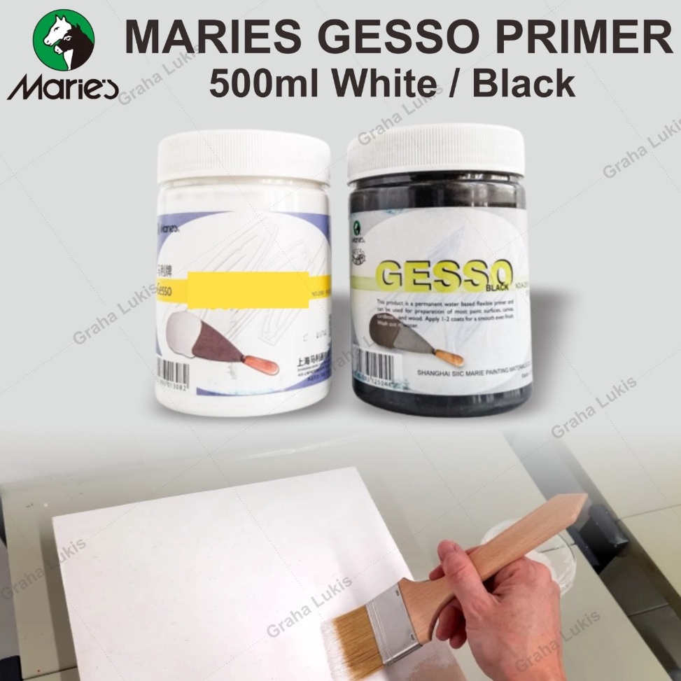 

KODE D12D MARIES GESSO 5ml WHITE BLACK