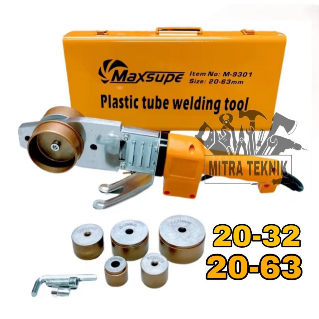 Maxsupe Mesin Las PPR heater  20-32mm / 20-63mm pipe Welding Pemanas las Pipa PPR Trafo las PVC alat