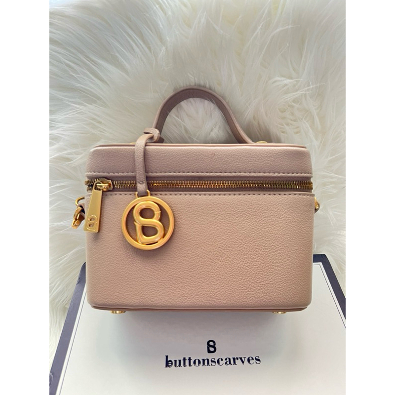 ANNA VANITY BAG - TAUPE