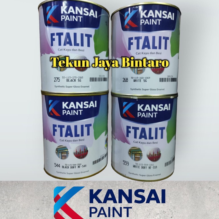

KODE Y85F CAT FTALIT 1 KG WARNA DOFF SEMI GLOSS CAT MINYAK UNTUK KAYU DAN BESI