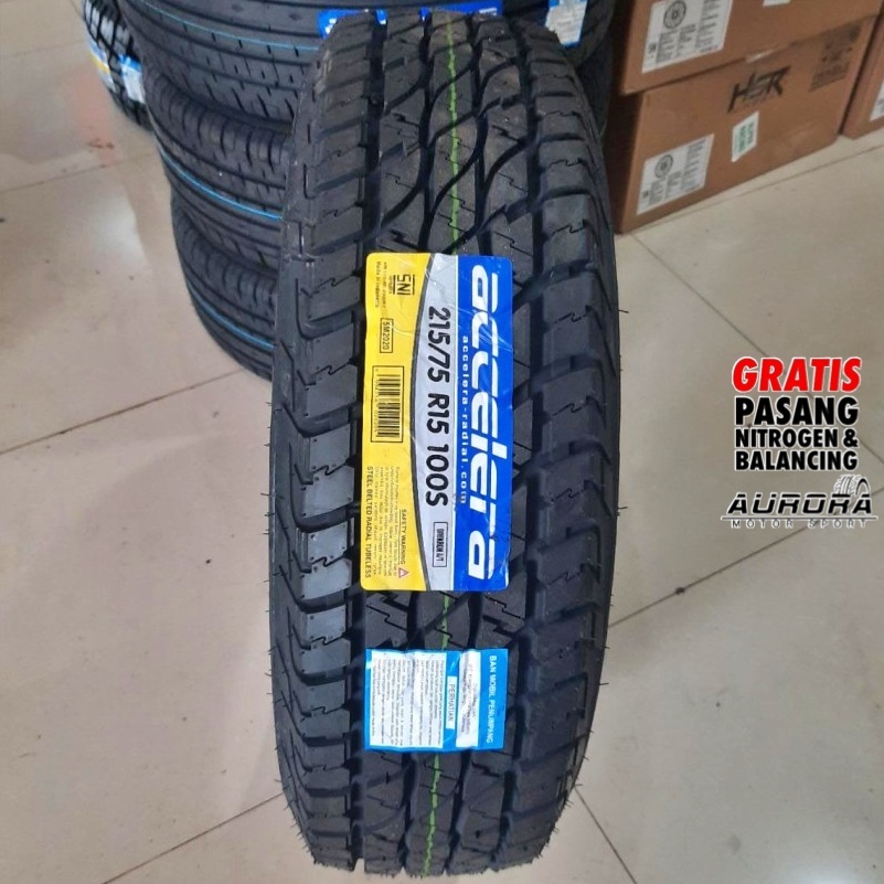 Ban Accelera Omikron A/T 215/75 R15 Ban semi offroad ring 15 tubles murah dan awet