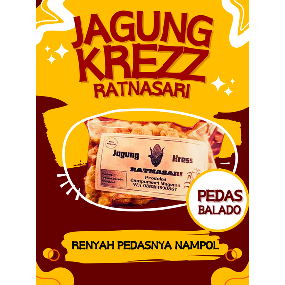 

Jagung Krezz Ratnasari 50 gr