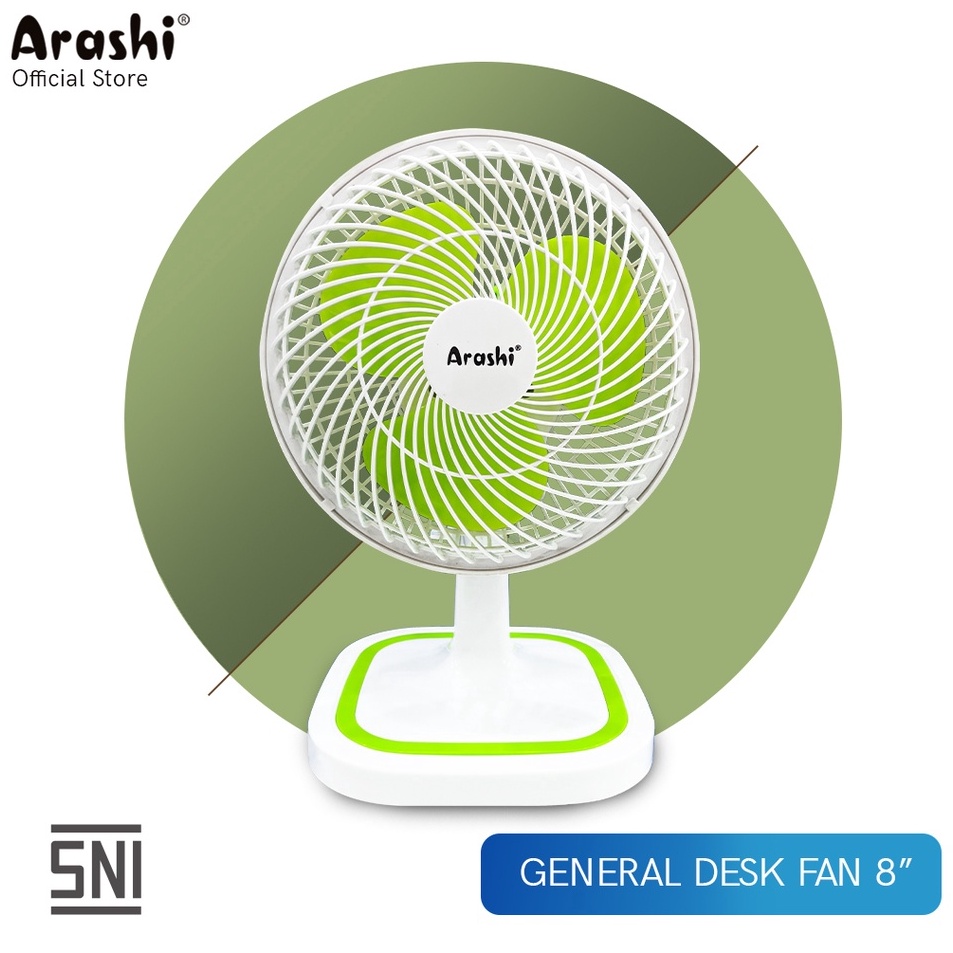 Arashi Kipas Angin General Desk Fan 8 Inchi