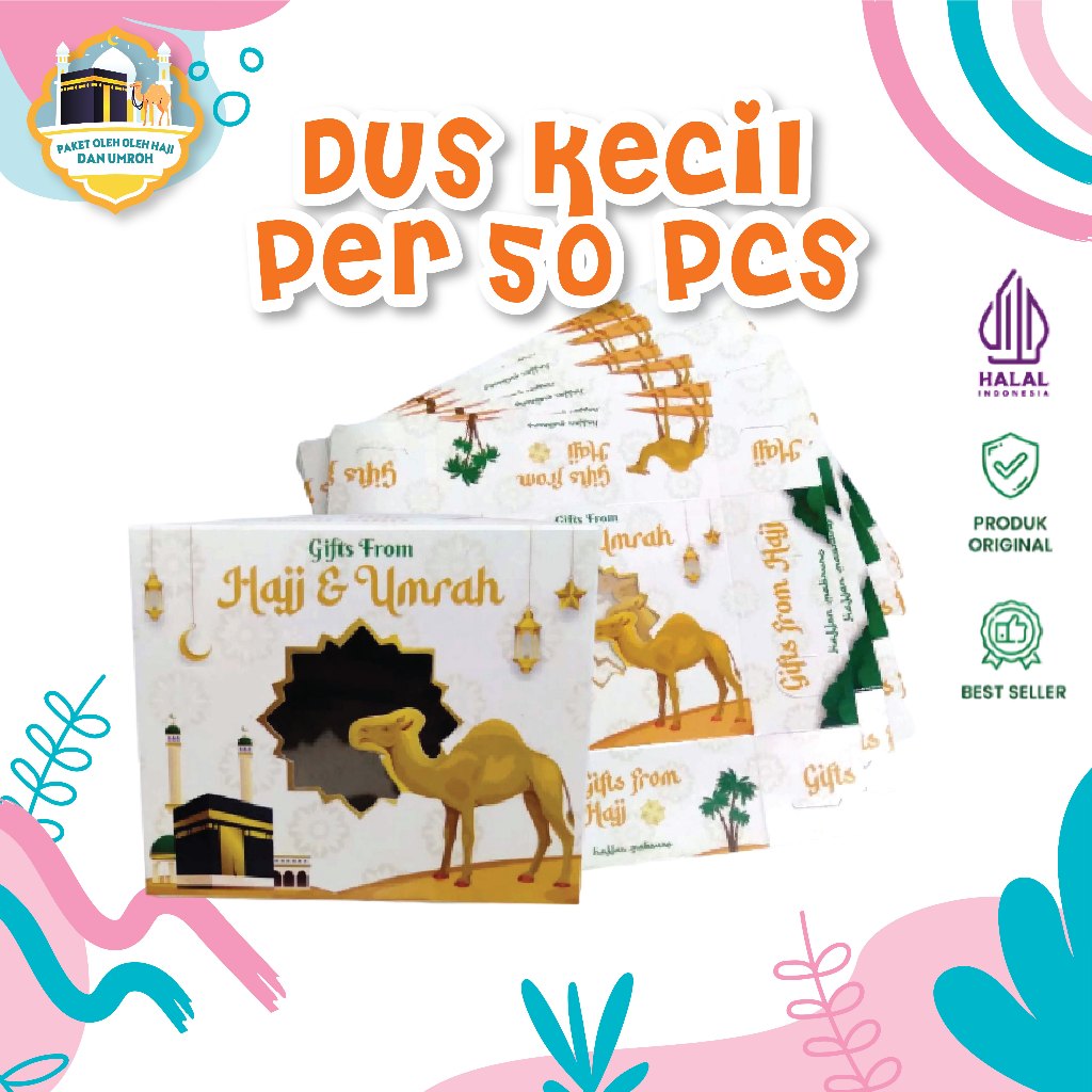 

Box Kardus Kecil Kosong Untuk Oleh Oleh Haji dan Umroh per 50 pcs