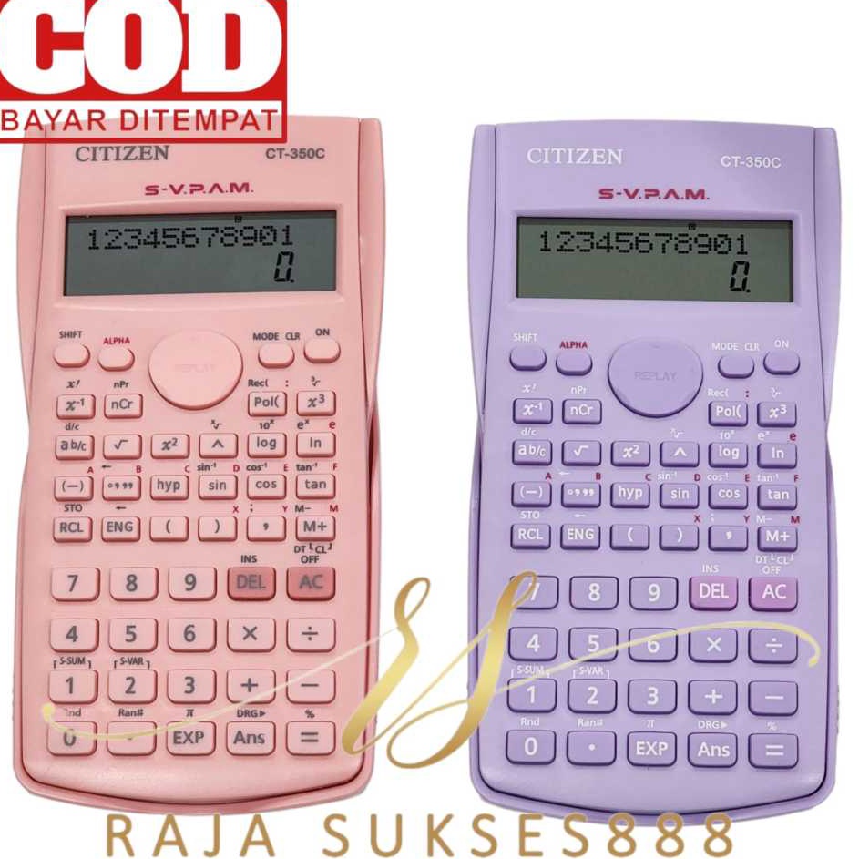 

Paling Popular Kalkulator Scientific CITIZEN CT35C pink ungu pastel lilac Calculator anak sekolah trigonometri sin cos tan ct 35 c Warna Cantik Menarik