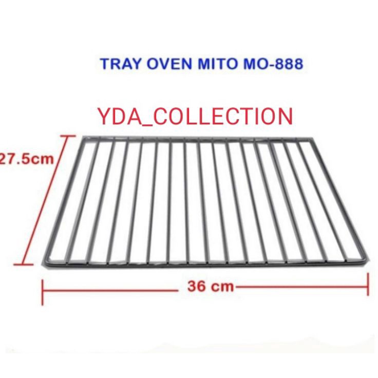 Modern TRAY JARING OVEN  RAK JARI JARI OVEN MITO FANTASY MO 888 33 LITER  TRAY OVEN MITO TERLARIS  M