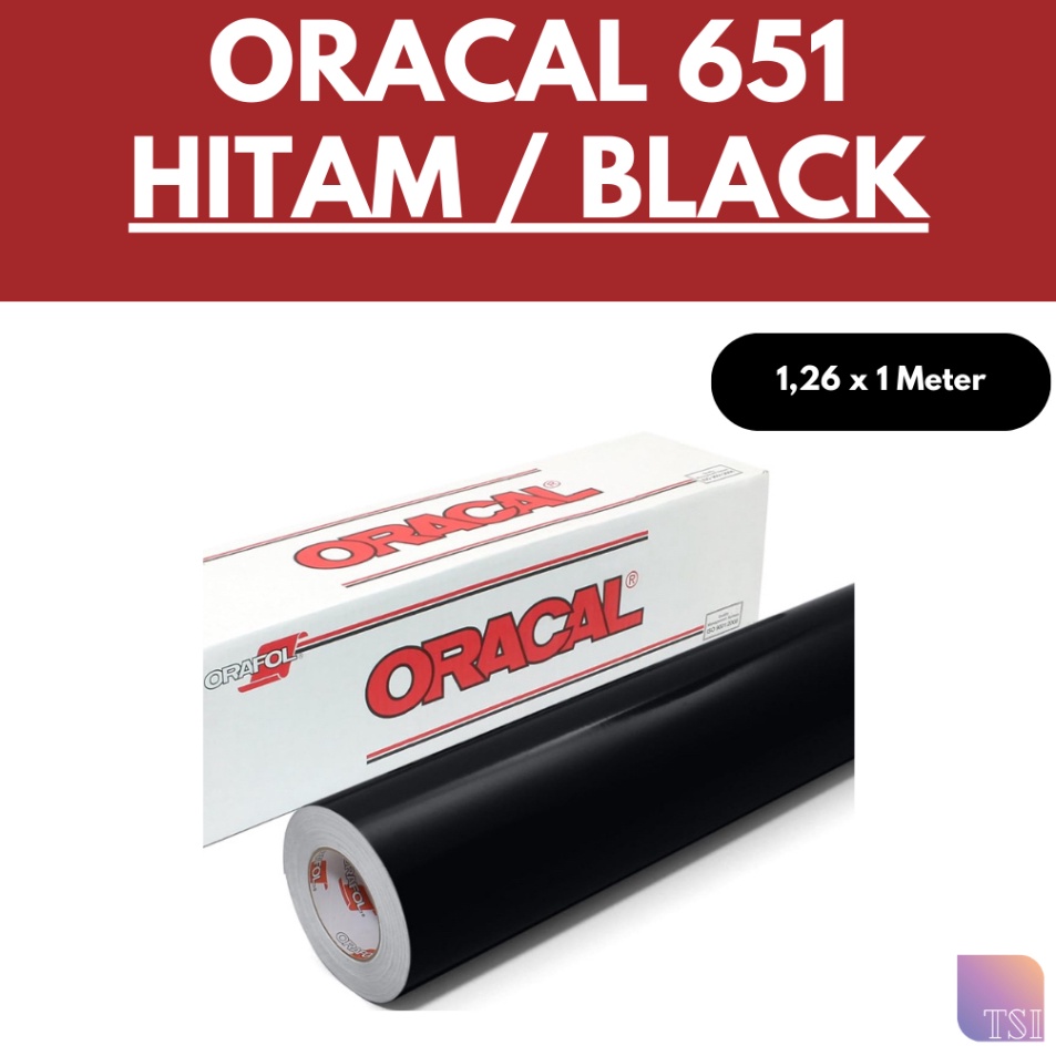 

Sticker Oracal Hitam 651 7 Black Glossy Matte Doff 1 Meter Vinyl Cutting Sticker Skotlet